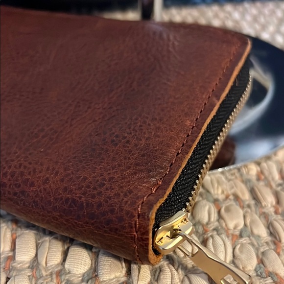 Portland Leather Brown Women's Wallet - Picture 5 of 7